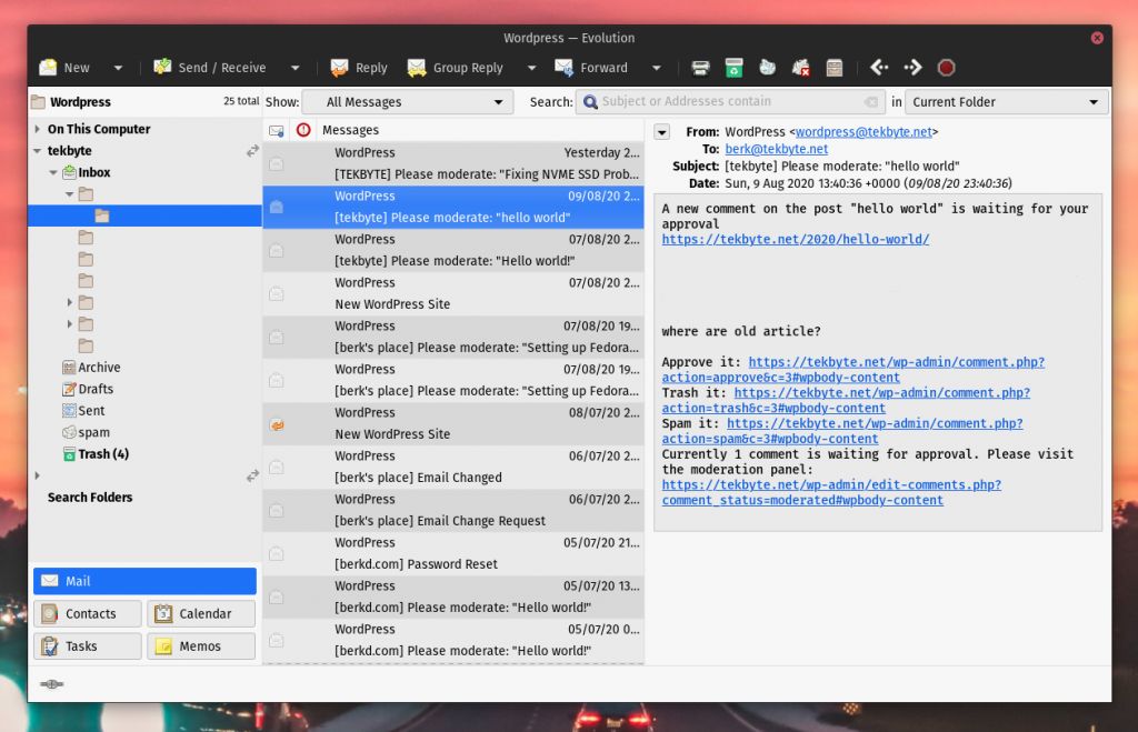 Evolution Mail The Linux Outlook Alternative Tekbyte