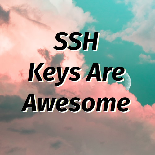 Login to your server with SSH keys!