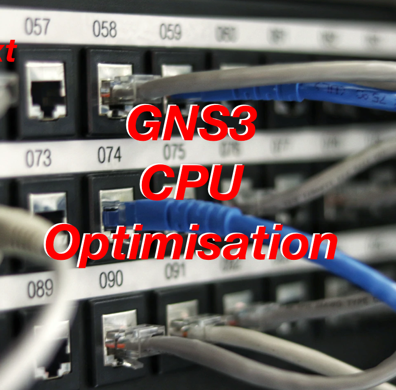 How to fix high CPU usage with GNS3 (Cisco Routers)