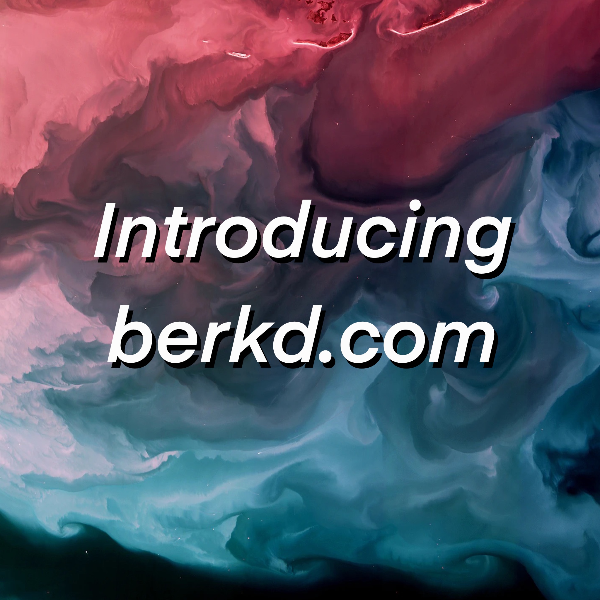 Blog transitioning to “berkdogan.com”