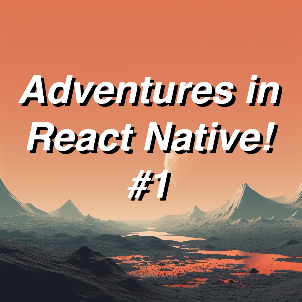 Adventures in React – #1 A New World